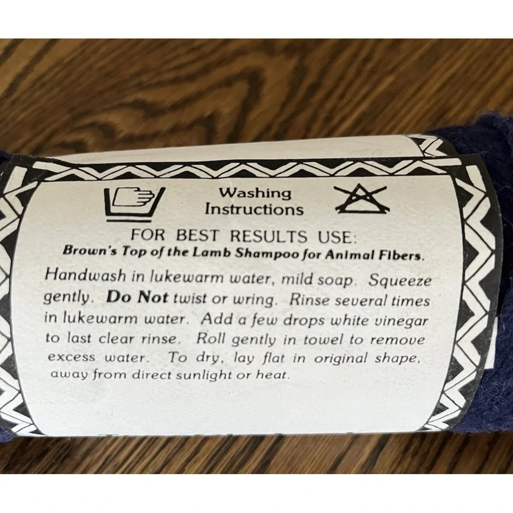 Brown Sheep Co Inc Top Of The Lamb 100% Wool 190 Yards Color 321 Admiral Blue - Picture 2 of 5